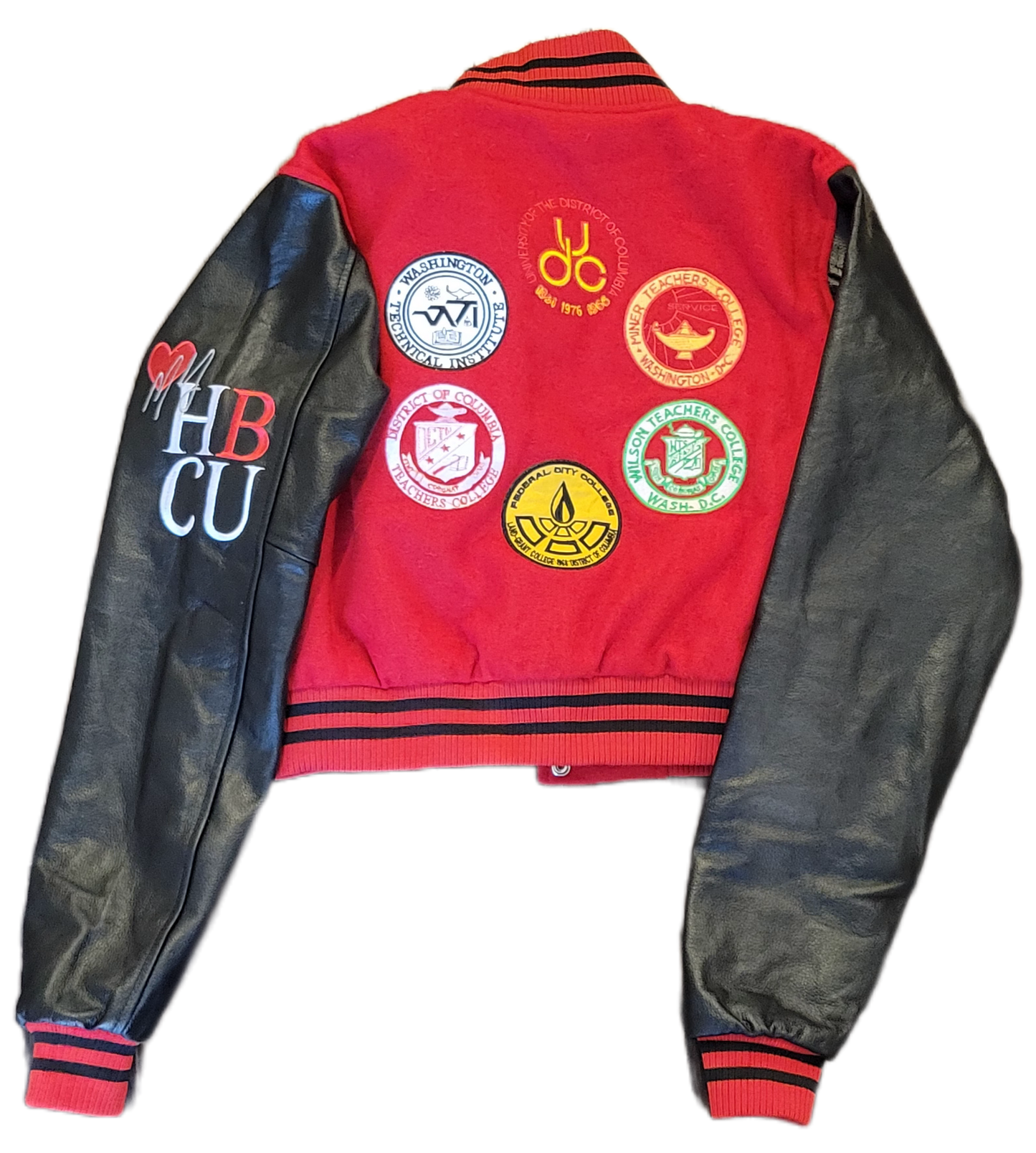 UDC HERStory Cropped Letterman Jacket