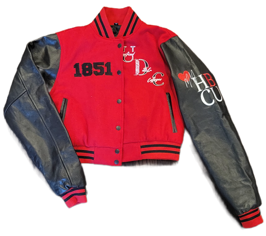 UDC HERStory Cropped Letterman Jacket